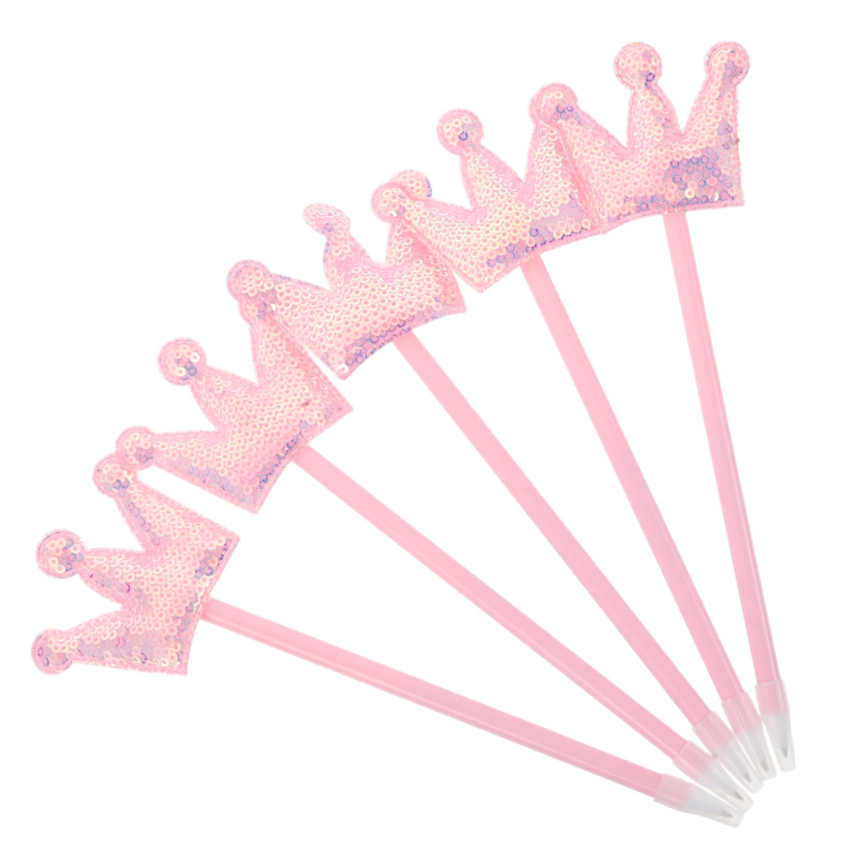 jojofuny 5pièces Stylos à Bille Mignons à Paillettes pour Femmes de Stylos Roses Créatifs Fournitures de Bureau Cadeaux pour Fête D'halloween Articles Scolaires