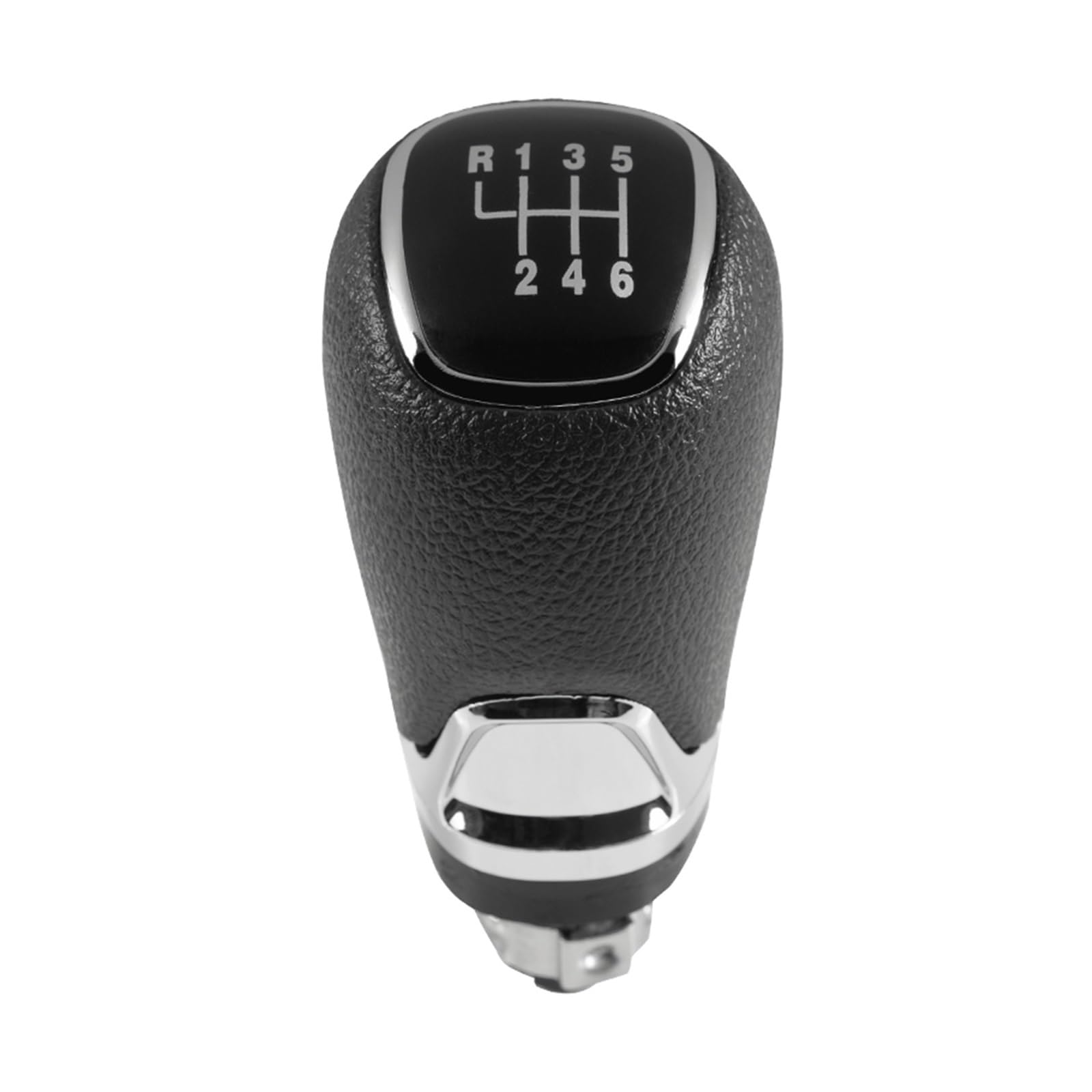 Fncvtm 6Speed Gearknob Only Gear Shifter Knobs For Skoda For Octavia A7 Mk3 2014-2017 Pu Leather Car Styling Gear Shift Knob Lever Shifter Gaitor Boot Cover Case(6Speed Gearknob Only)
