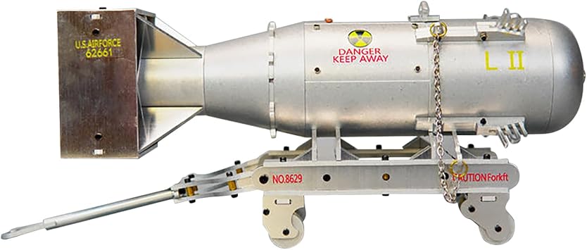 Full Metal WWII American Nuclear Bomb Atomic Bomb DIY Assembly Model, Educate Science Kit, 3D Metal Jigsaw Puzzle, Military Hobby Collectors Toy Little Boy
