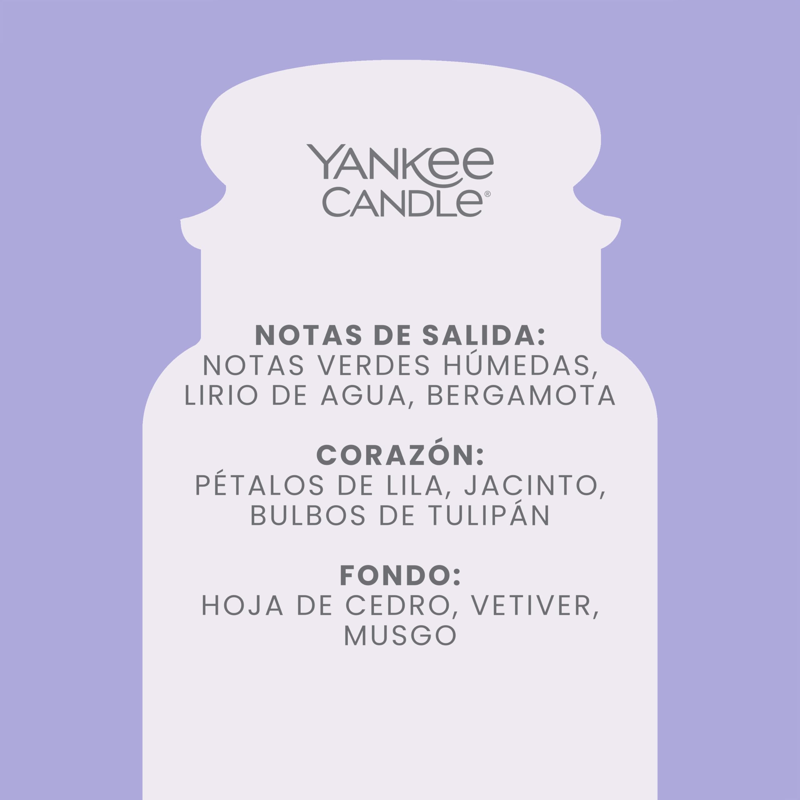 Yankee Candle Vela perfumada | Tarro grande Lilac Blossoms | Velas de larga duración: hasta 150 horas | Regalos perfectos para mujeres