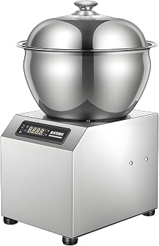 1800W Commercial Dough Mixer,5kg/8KG Large Capacity Flour Mixing Machine with Touch Control, 0-30Min Timer,Heavy Duty Dough Maker for Bakery, Restaurant, Pizza, Bread Dough 5Kg