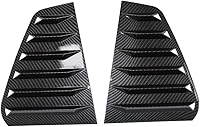 Vista 1 de HIGH FLYING Para VW Volkswagen Golf 7 MK7 2015-2021 ABS Cubierta de rejilla de ventana lateral trasera 2 piezas