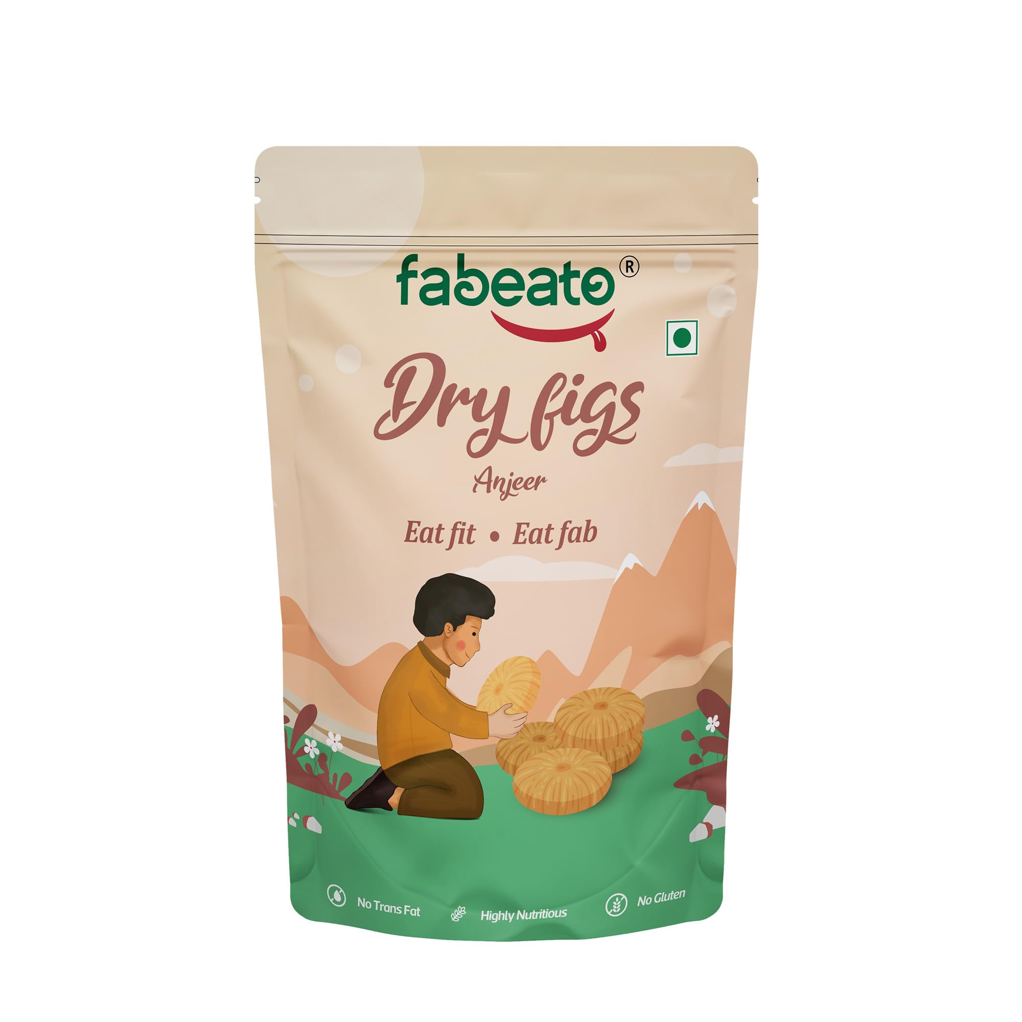 Fabeato Afghani Sun-Dried Figs (Anjeer) 250 Gram All-Natural & Good Source Of Fiber-Vacuum Packed For Extra Freshness (B0CG14ZKZW) Amazon Price History, Amazon Price Tracker