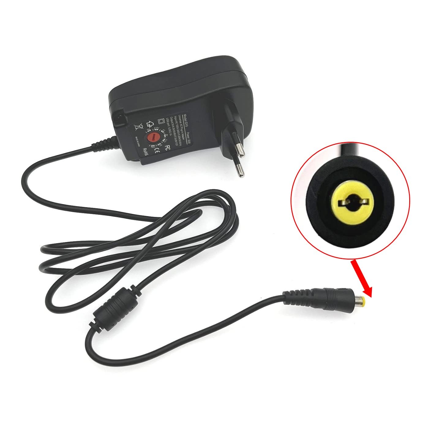 Adaptor Universal 30W AC la DC, 3V 4.5V 5V 6V 7.5V 9V 12V 1A 2A, port