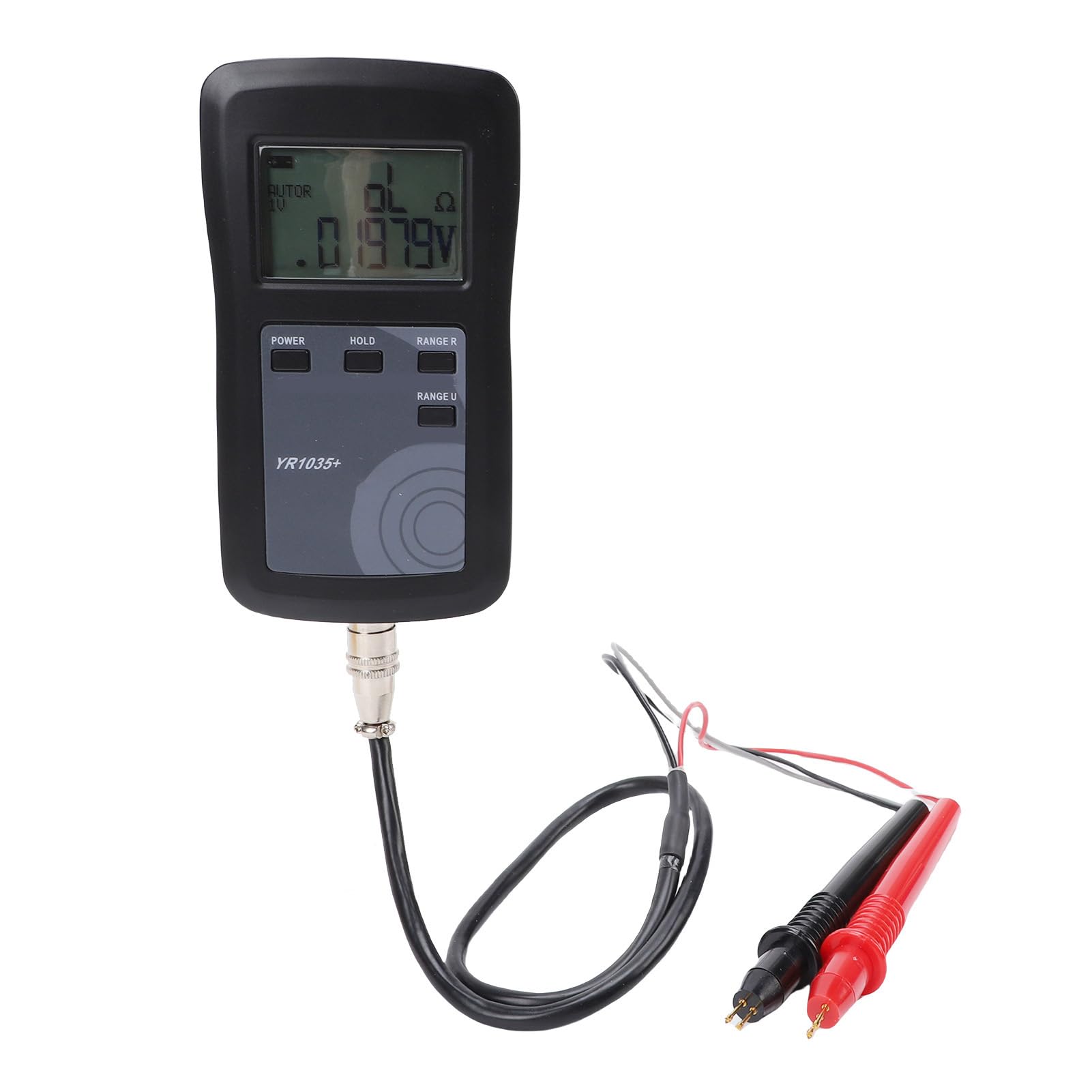 Sxhlseller Probador de Resistencia Interna de Batería Digital |Medidor de Ohmios de 4 Hilos para Ni-MH Ni-CD Li-ion LiPo LiFePO, Resolución de 0,01 mΩ, Rango de 200 Ω, Analizador de 0-100 V CC