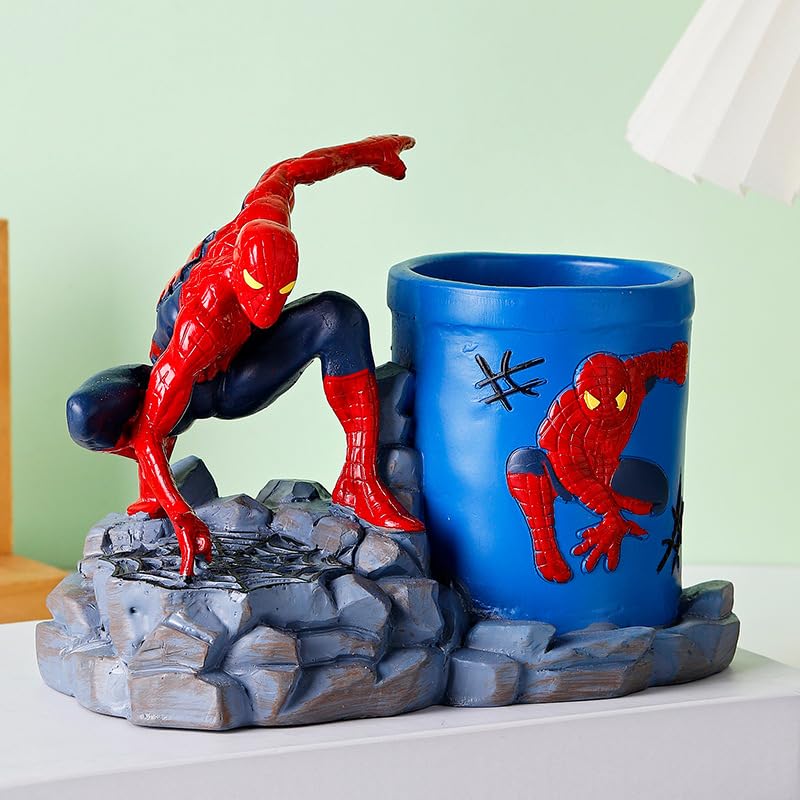 Amazon.co.jp: ペン立て スパイダーマン キャプテン・アメリカ 