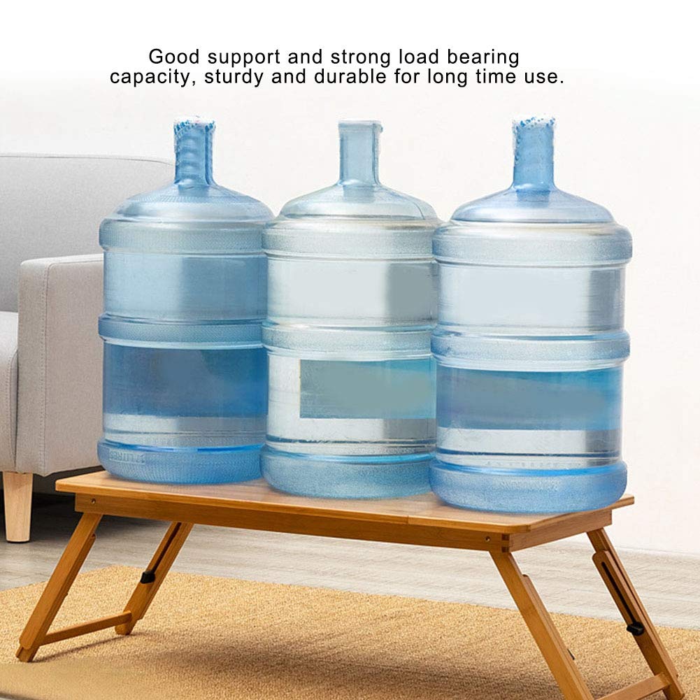 Mesa para Portátil de bambú con Altura Ajustable