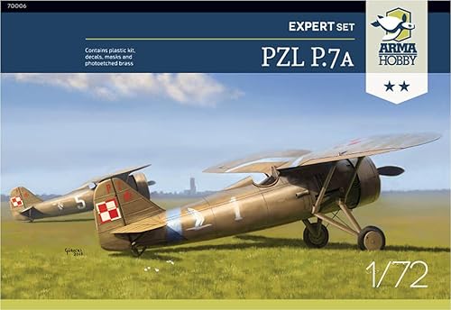 Miniatura 7 de Arma Hobby Juego de expertos PZL P.7a escala 172 - Kit de modelo de plástico serie de aviones #70006