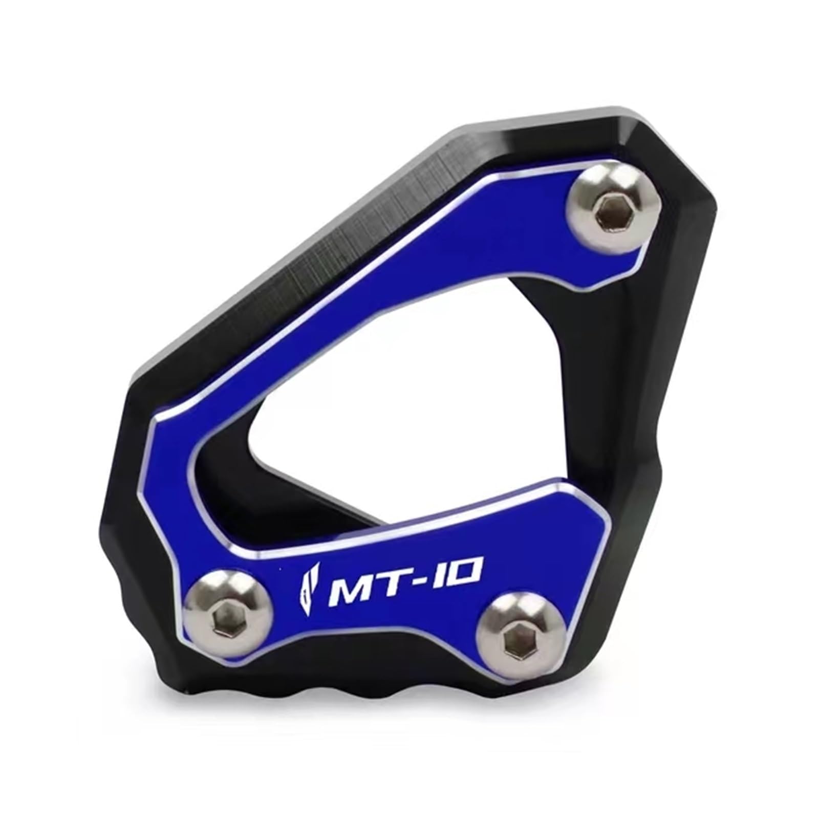 Support béquille moto MT10 en aluminium CNC plaque extension premium