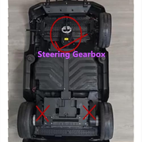 Miniatura 3 de Caja de cambios de la dirección del coche eléctrico de los niños de 24V 390 con el motor de dirección de 24 voltios, paseo de los niños en las