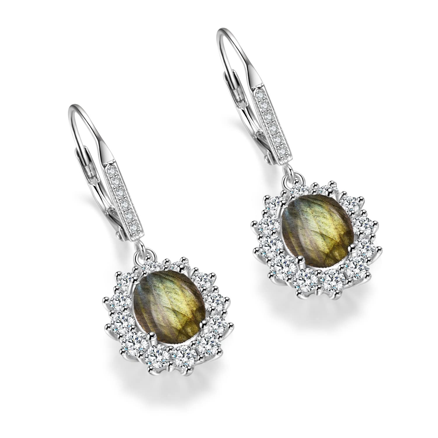 Schottische Distel Einfädler Ohrringe Für Frauen Sterling Sliver Schottische Distel