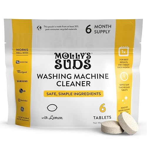 Mollys Suds Washing Machine Cleaner Removes Odors