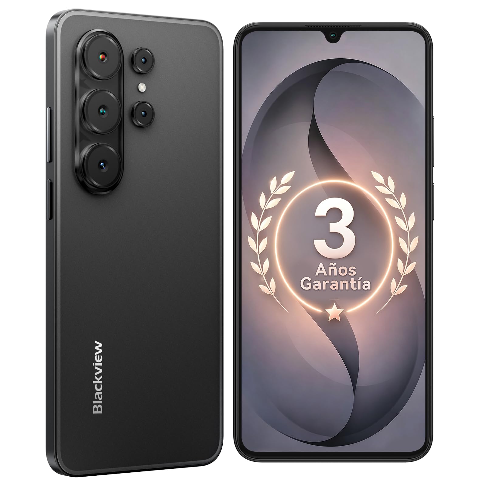 Blackview 6,88" HD+IPS Wave 10C Moviles Baratos Android 16 Smartphone, 32MP+13MP, 16GB+128GB/1TB, 5000mAh,4G Telefono Movil Triplo Slot per Schede, WiFi 5/3,5mm/FM/OTG,3 Anni Garanzia
