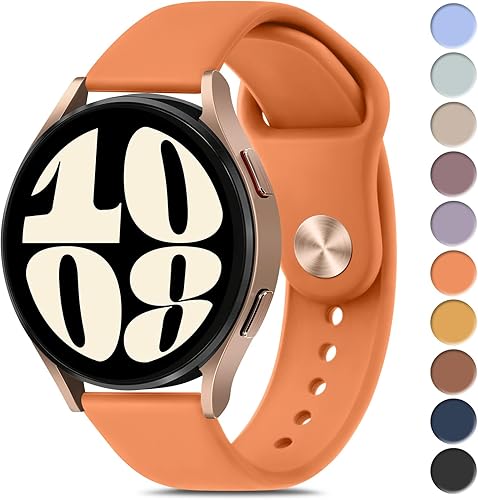 Vista 35 de Meliya Correas compatibles con Samsung Galaxy Watch 6 de 1.575 pulgadas, 1.732 pulgadas, Watch 6, correa clásica de 1.732 pulgadas, 1.772 pulgadas