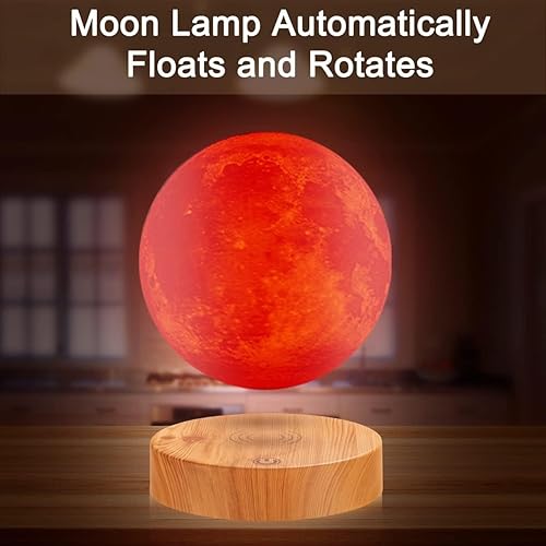 Miniatura 4 de VGAzer Lámpara de luna levitante, 16 colores y 20 modos, lámpara de luna flotante magnética, luz nocturna, regalos únicos de Navidad para padres,
