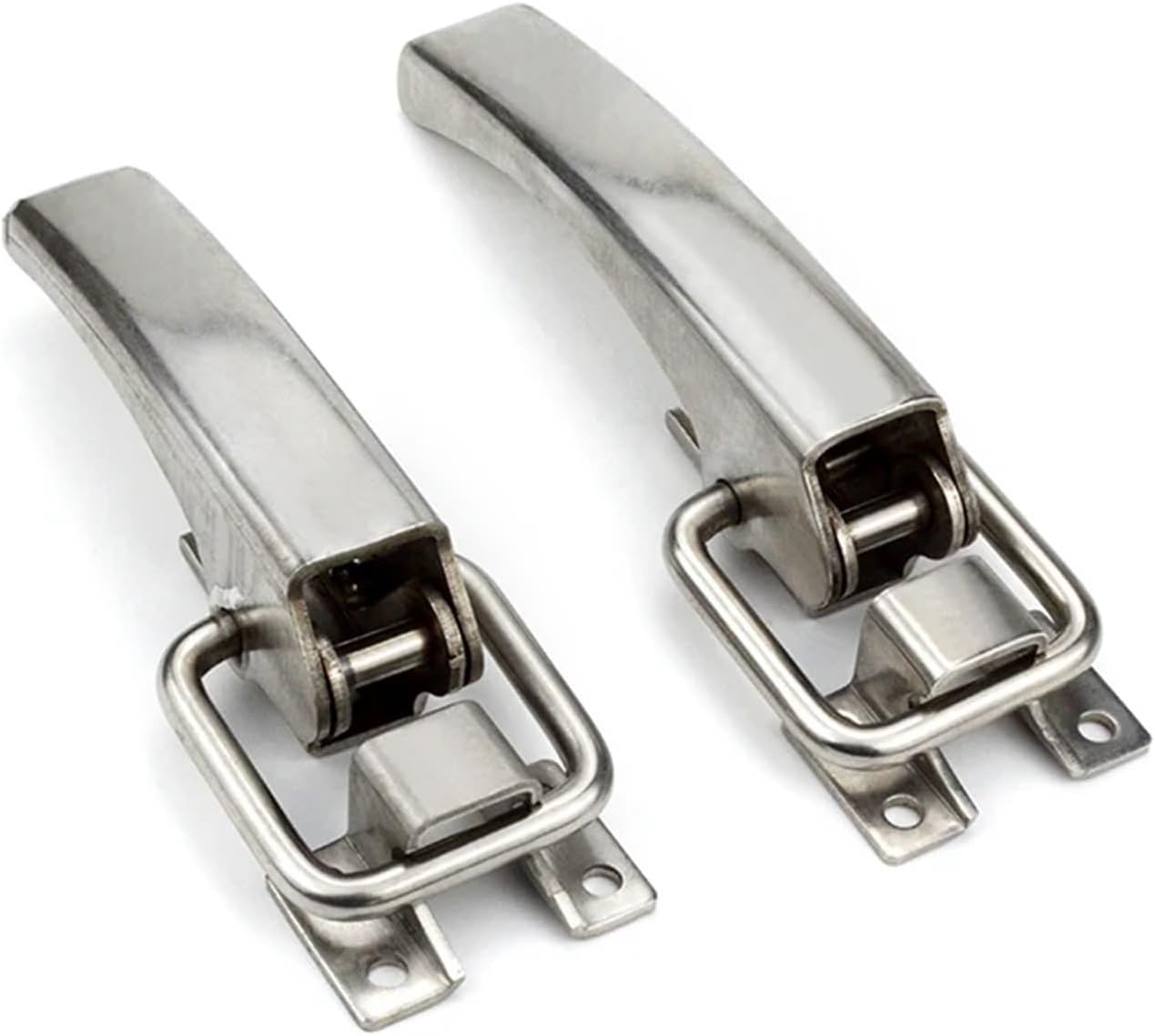 Heavy Duty Toggle Hasp Stainless Steel Large Toggle Hasp Latch Heavy Equipment Latch Door Lock 1Pcs(Small)