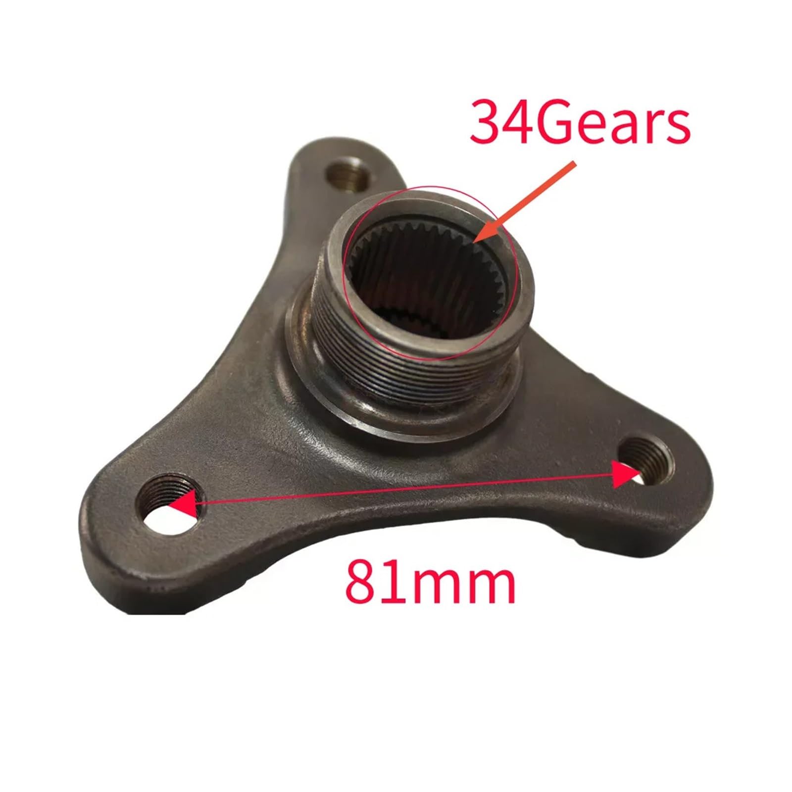 Compatibile con BMW 520 525 530 730 750 760 F02 F10 F18 2008-2017 Flangia differenziale assale posteriore Accessori auto(81mm 34Gears)