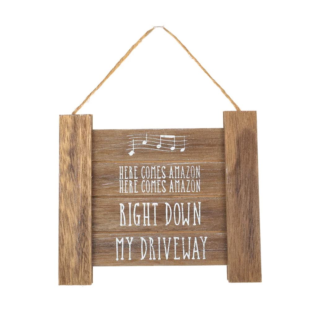 Collins PaintingWooden Here Comes Amazon Ornament