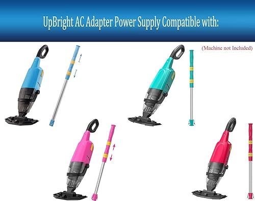 Miniatura 2 de UpBright Adaptador de 5 V CA/CC compatible con Efurden EDHV01 6000mAh batería recargable de iones de litio portátil inalámbrica aspiradora de