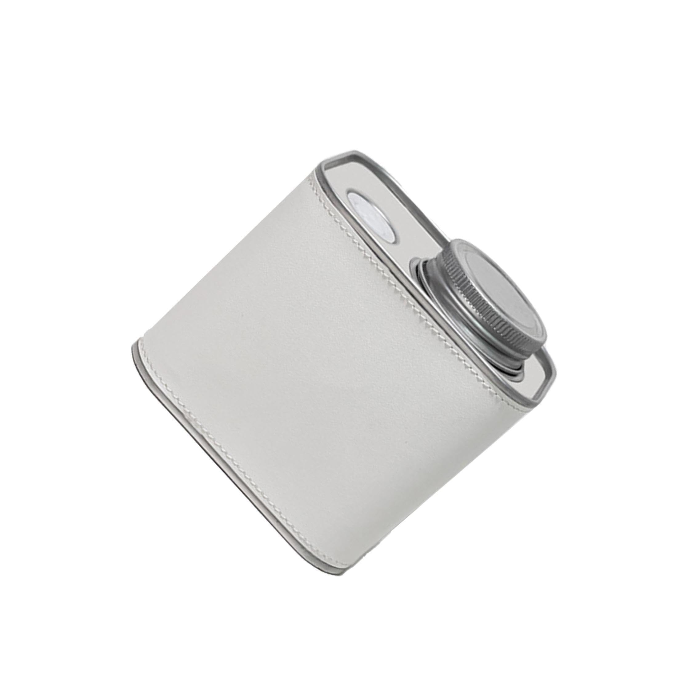 Pixzcsa White Stainless Steel Airtight Storage Jars Coffee Container For Beans And Loose Tea Storage Coffee Canister Airtight Containers Durable. Food Tea Jars, 93X96mm