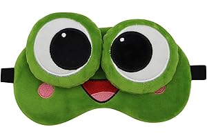 RARITYUS Frog Sleep Mask - The Ribbiting Path to Nightly Bliss