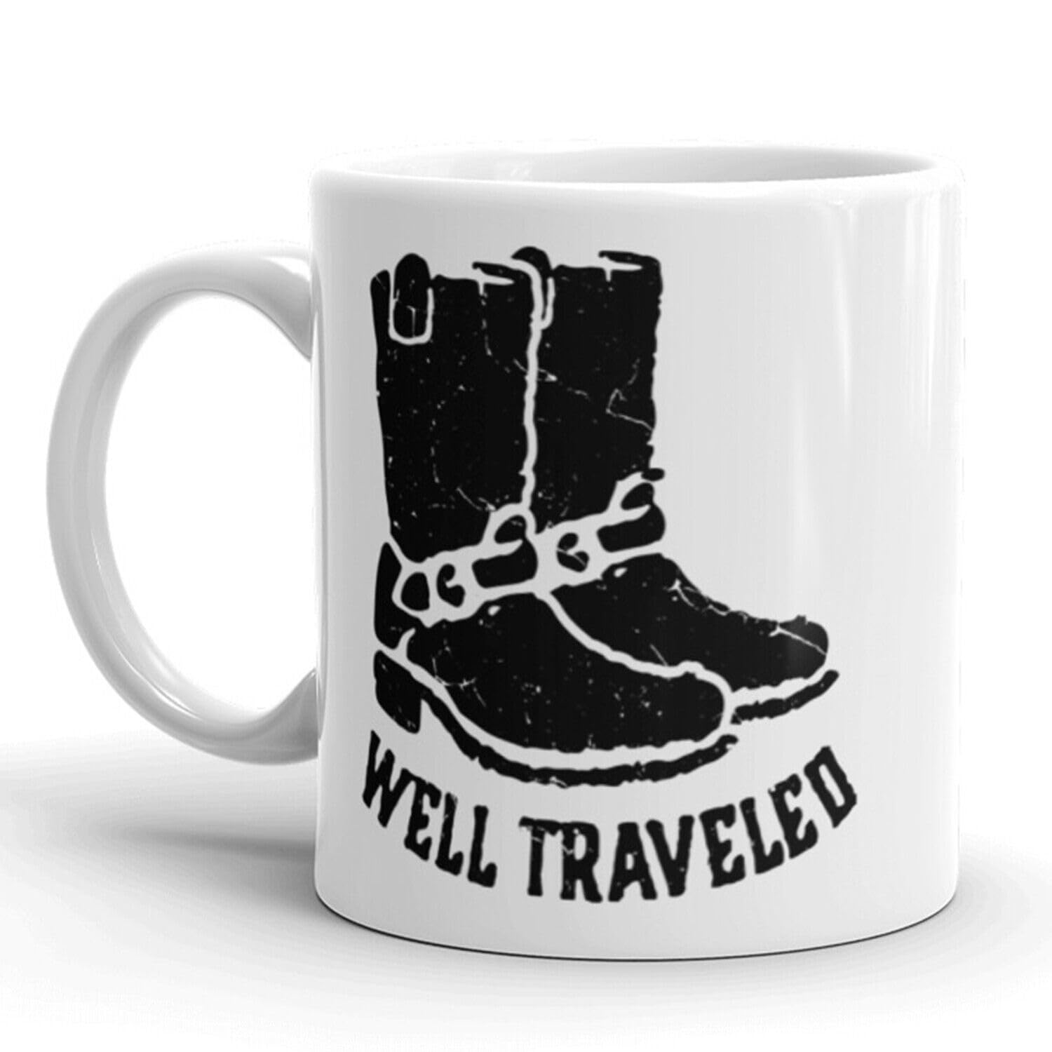 uniqx APSRA Well Traveled Cowboy Boots Coffee Mug-11oz