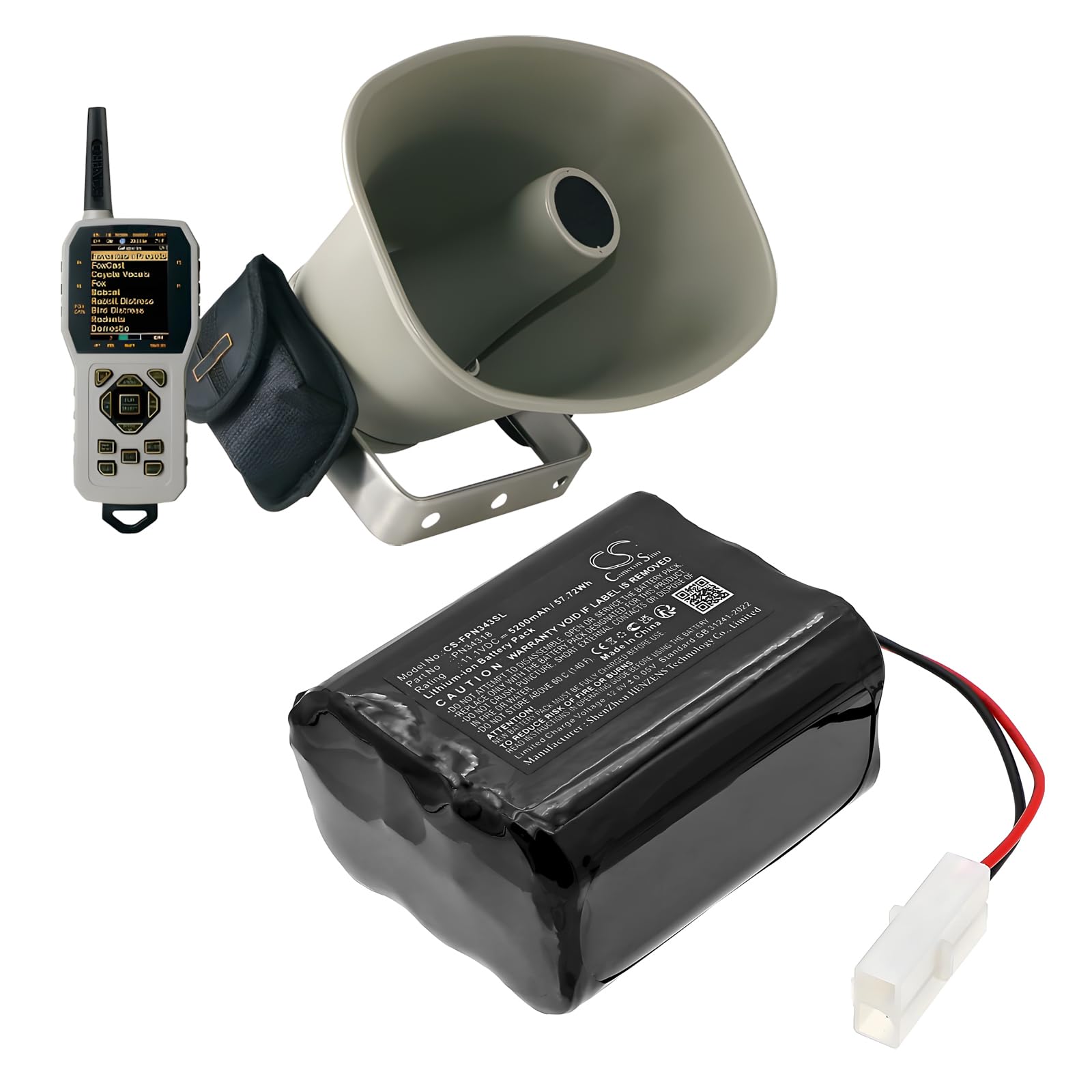 Amazon.com: 5200mAh Replacement Battery for Foxpro banshee, cs24