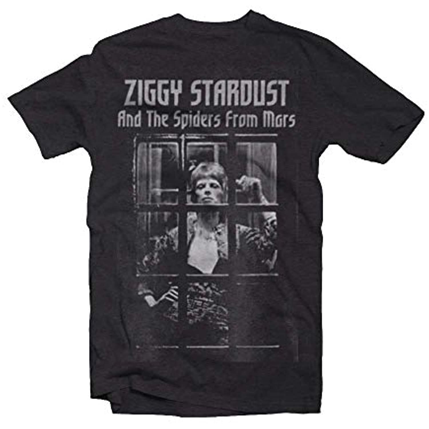 David BowieAmplified David Bowie Vintage T Shirt - Rise and Fall Charcoal Men's Extra Large