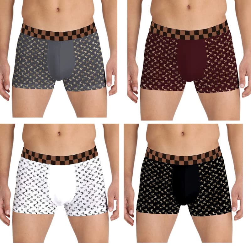 Men Regular Fit Solid Trunk | Combed Cotton | Stretchy Fabric | Anti-Bacterial | Microfibre Waistband-image-0