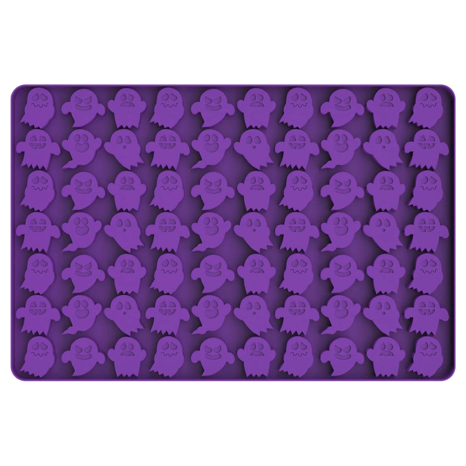 Puppy Dog Silicone Molds with 60 or 70 Cavity Mini Chocolate Baking Mold, -40 Celsius to 110 Celsius High-Temperature Resistance Food-Safe Healthy Cooking Mould for Candy Jelly Ice Cube Treats Baodan