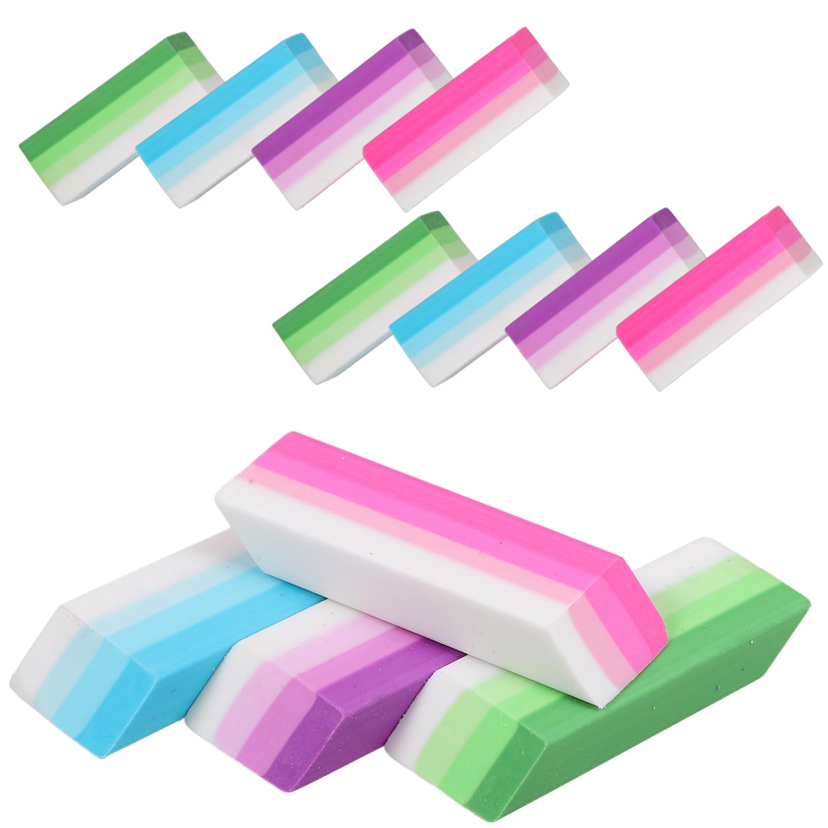 STOBOK Ergonomic Design Erasers Pencil Drawing Eraser Set Art Erasers for Drawing Kneaded