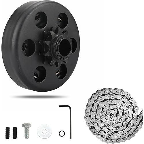 MOTOBULL Centrifugal Clutch Go Kart Clutch 12 Tooth 3/4" Bore with 35 Chain Fits for Up to 6.5HP - Upgrade Predator 212 Go Karts Mini Bike and Honda Kart