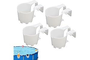4 Pack Poolside Cup Holder above Ground Pool Drink Holder