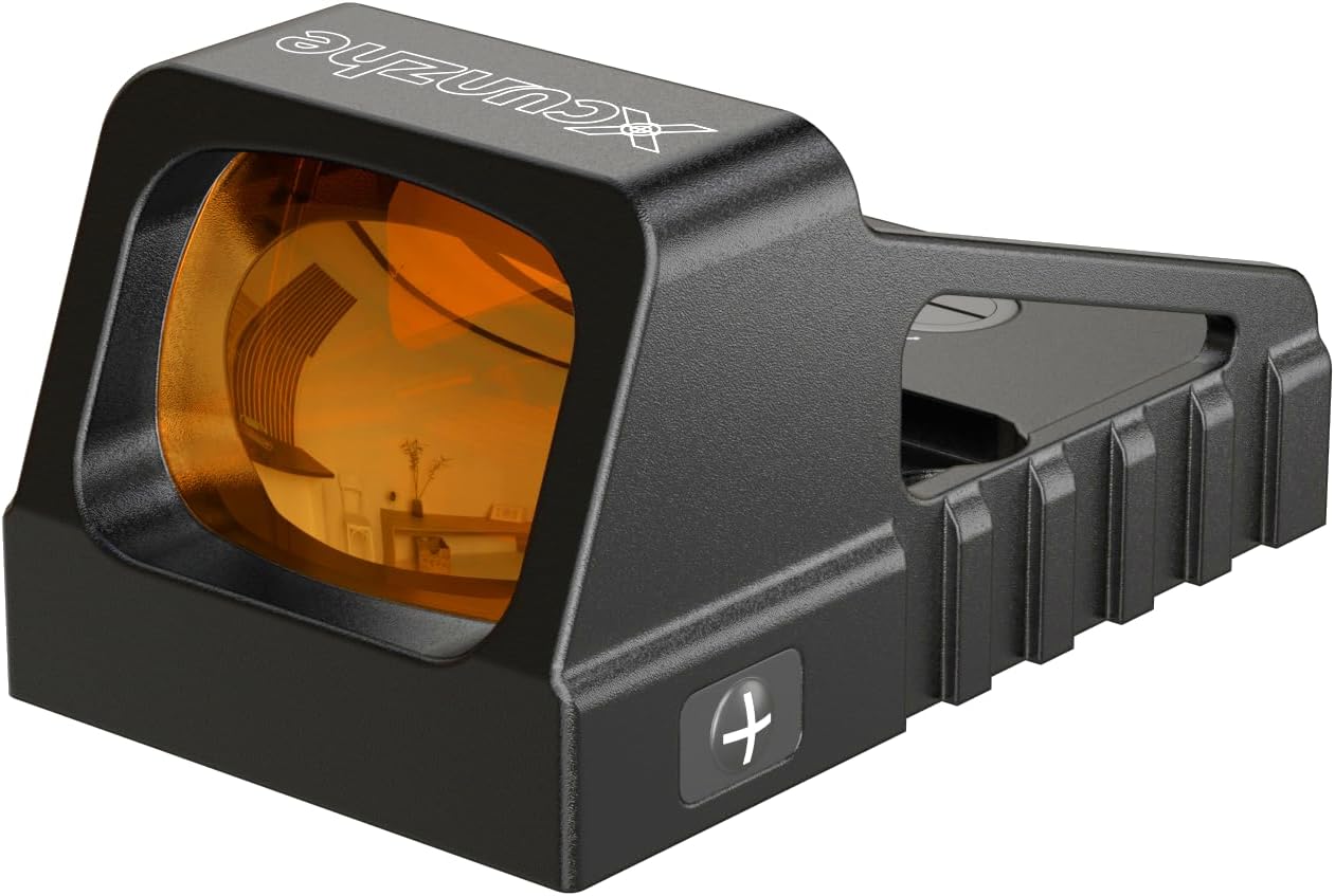Red Dot Sight, 3.5 MOA Open Reflex Optical Sight for Full-Sized Handguns, Durable Aluminum Sight with Motion Sensor, Auto Shut-Off and Auto Wake-Up (Picatinny Mount Included)