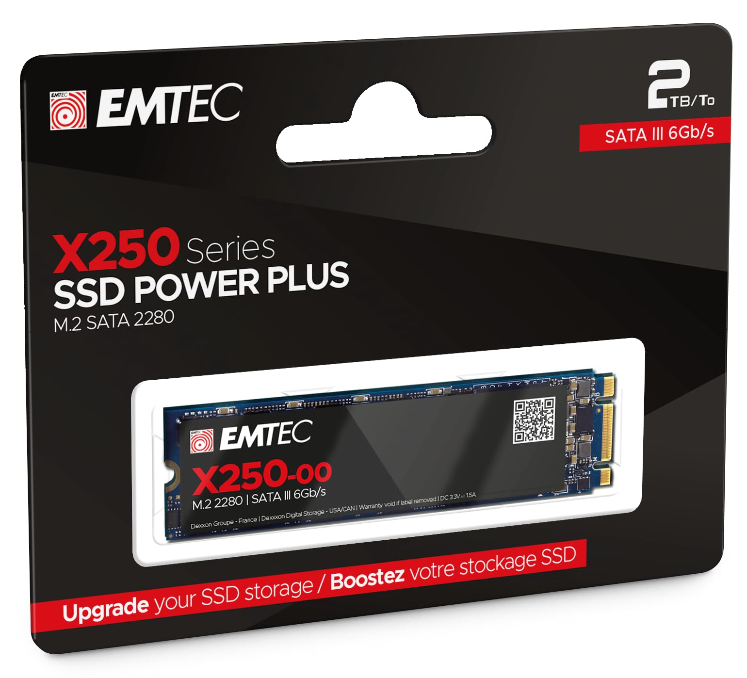 Emtec X250 M.2 2 to Série ATA III 3D NAND