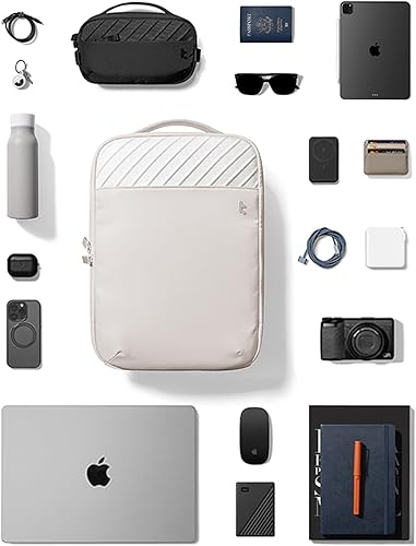 Miniatura 6 de tomtoc Mochila para laptop de 20 litros Techpack diseñada para viajes profesionales de negocios, mochila City EDC para laptop de 15.6 pulgadas,