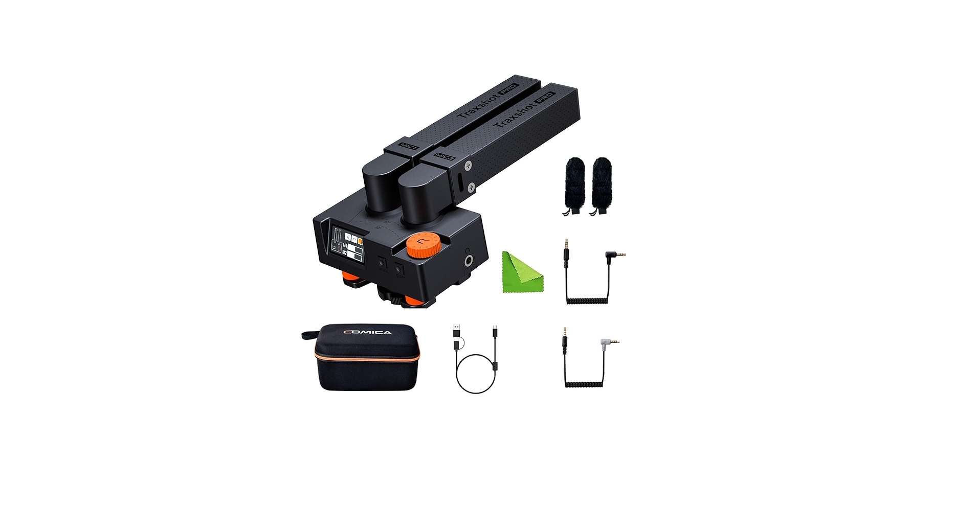 COMICA Traxshot オールインワンガンマイク COMICA ブラック Amazon.com: comica Traxshot Pro Super Cardioid Transformable