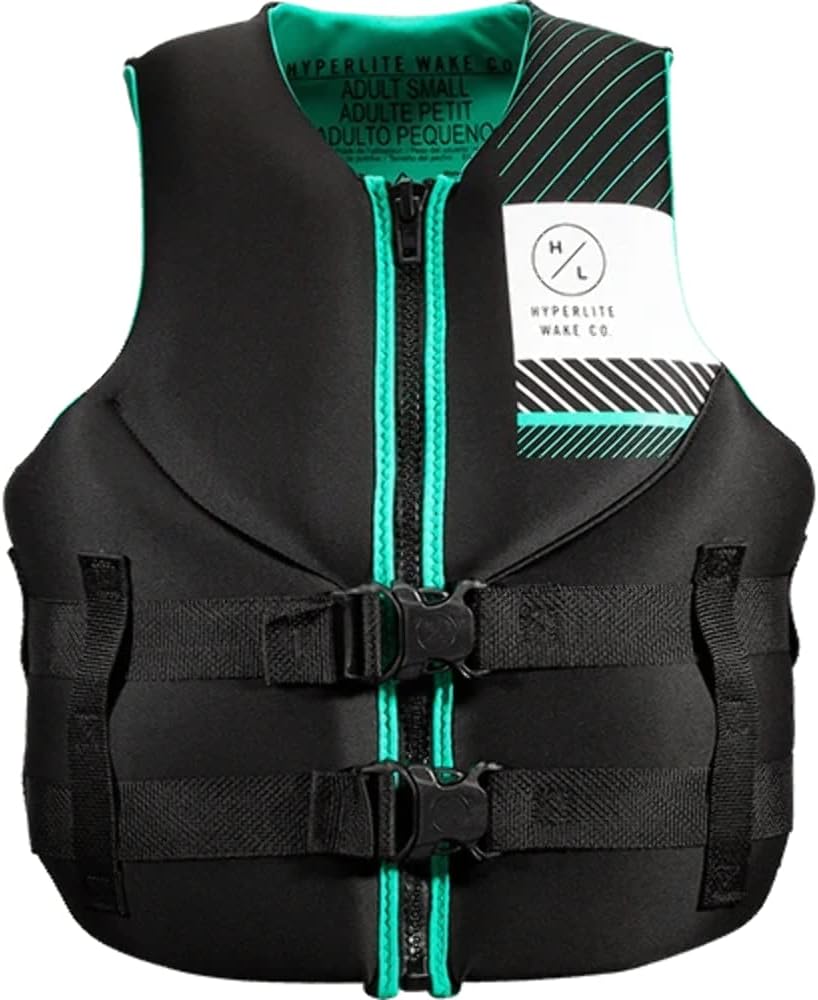 Hyperlite indy CGA Womens Wakeboard Vest Black/Teal Sz XS