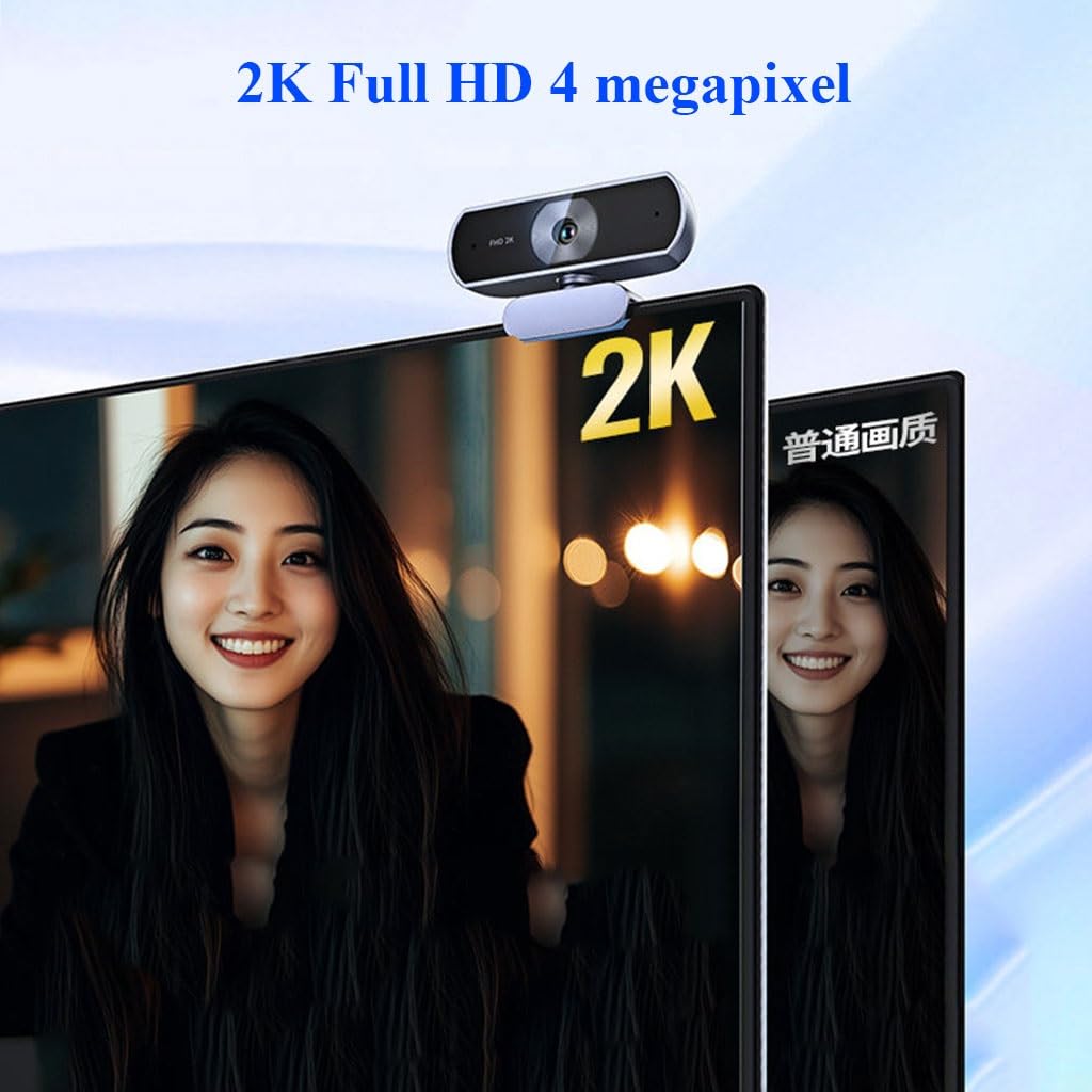 Kamera Internetowa Do Laptopa Kamera HD 30 Klatek Na Sekundę, 400 W, Do Streamowania, Kamera Internetowa USB Typu Plug And Play Do Rozmów Wideo, Konferencji I Gier(2K)