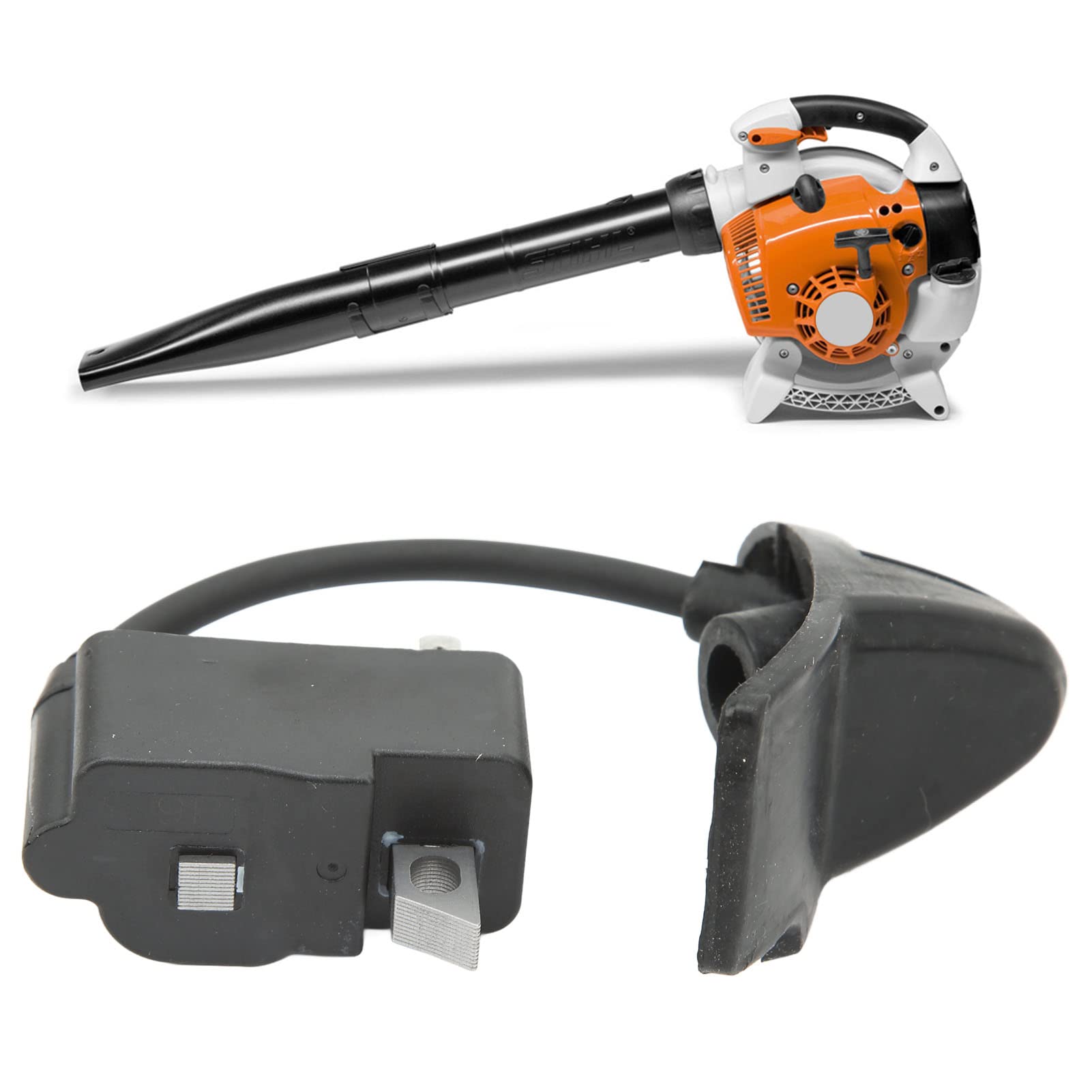 Bobine D'allumage 42414001307 Remplacement En Caoutchouc Métallique Pour Souffleur De Feuilles BG56 BG86 BG86C SH86