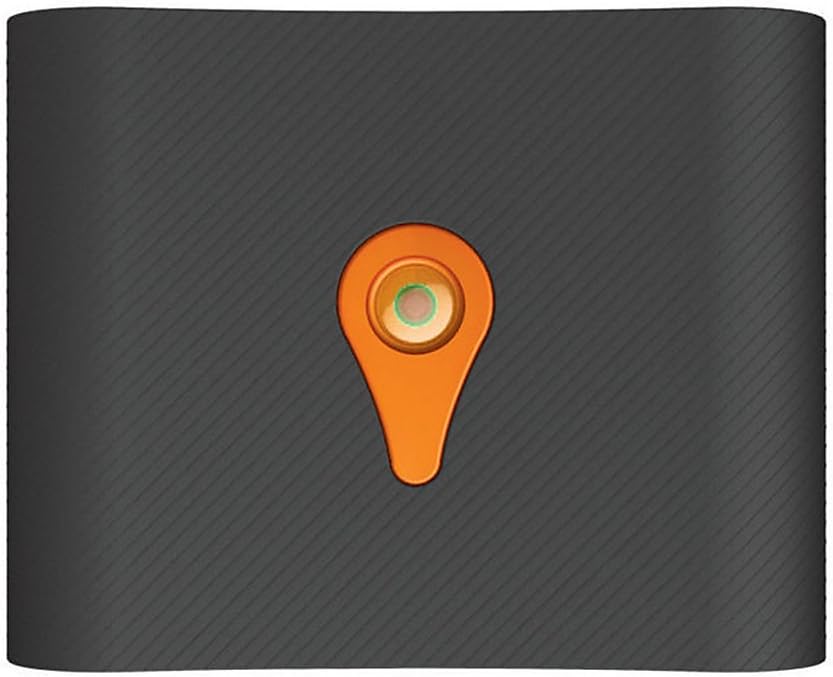 Luggage Tracker, Black/Orange, One Size
