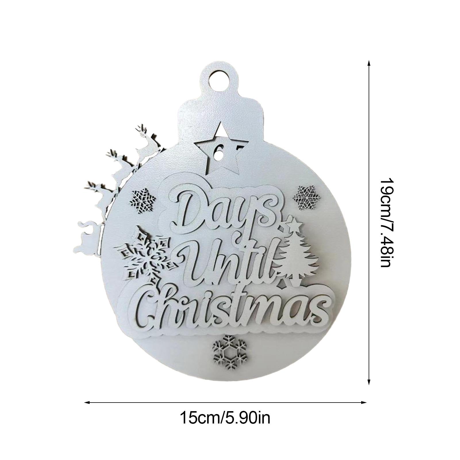 Amazon.co.jp: Shitafe 木製クリスマスカウントダウンカレンダー