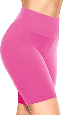 TNNZEET Biker Shorts Women - 8"/5"/3" High Waisted Tummy Control Workout Gym Spandex Booty Yoga Volleyball Shorts