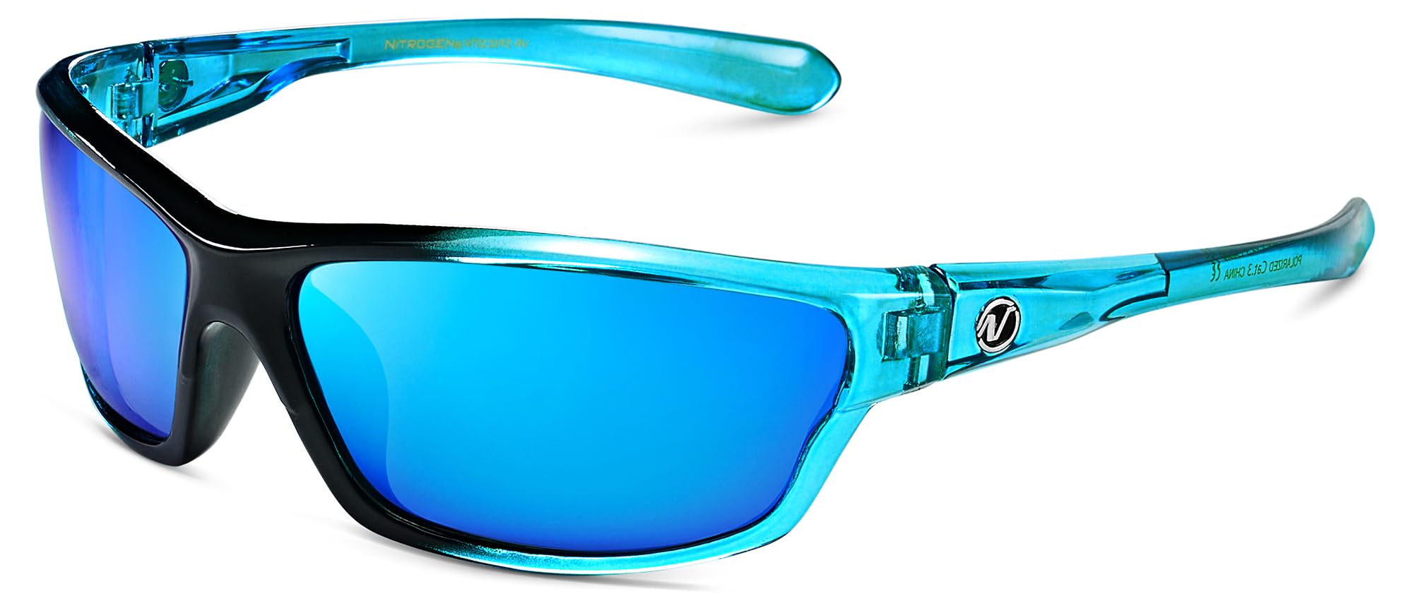 Nitrogen Polarized Wrap Around Sport Sunglasses for Men Women UV400 Driving Fishing Running Sun Glasses