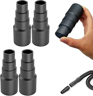 acdokuk Universal Hose Adaptor, Adaptor for Standard Workshop Vacuum Cleaners, Vacuum Cleaner Hose for Clean Work, Hose Reducer for Connection to Vacuum Cleaner Hose, Pack of 4