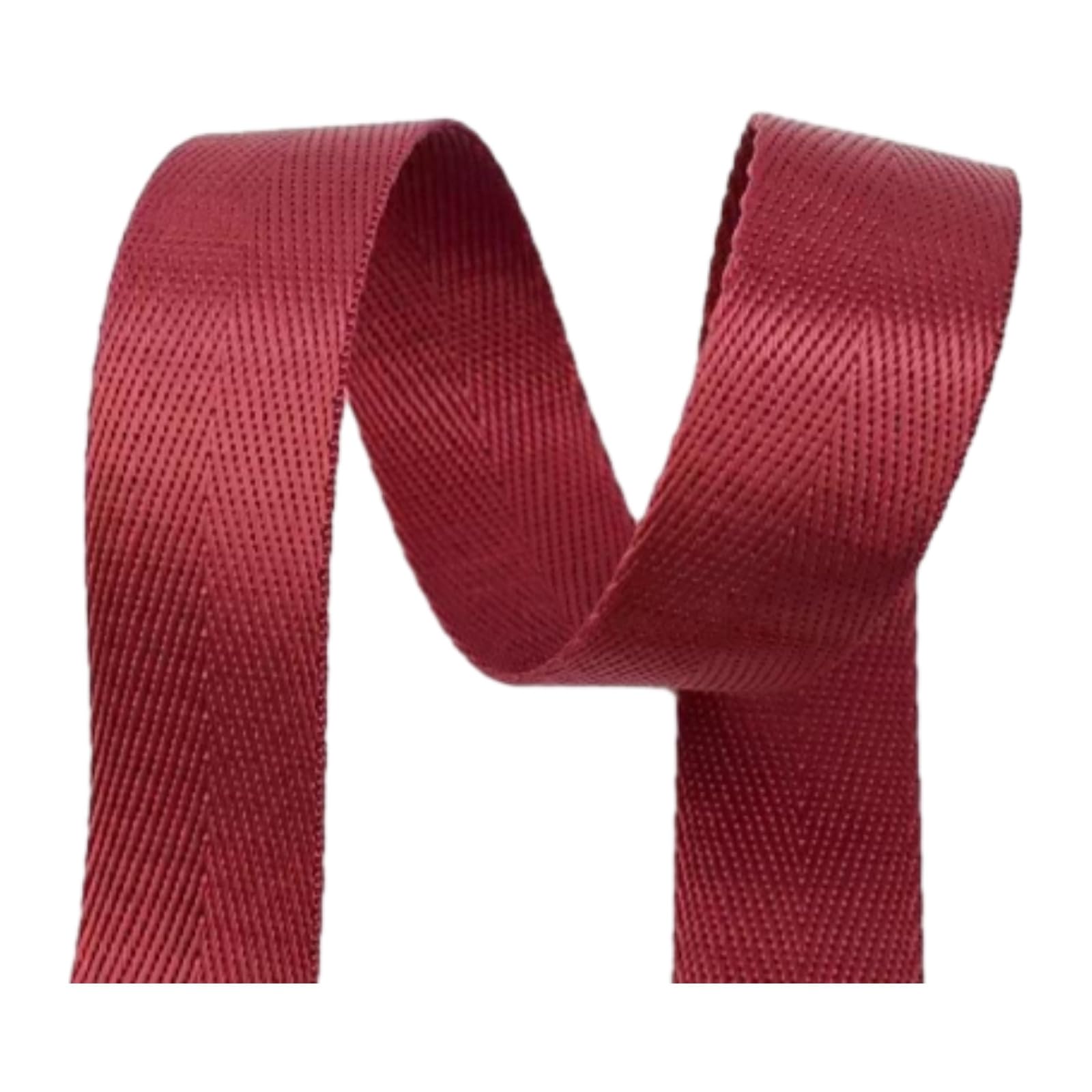 5M 20-38mm Nylon Webbing Band, Strap Bag Backpack Material, Sewing Binding Tape,Wine,32mm — image 1