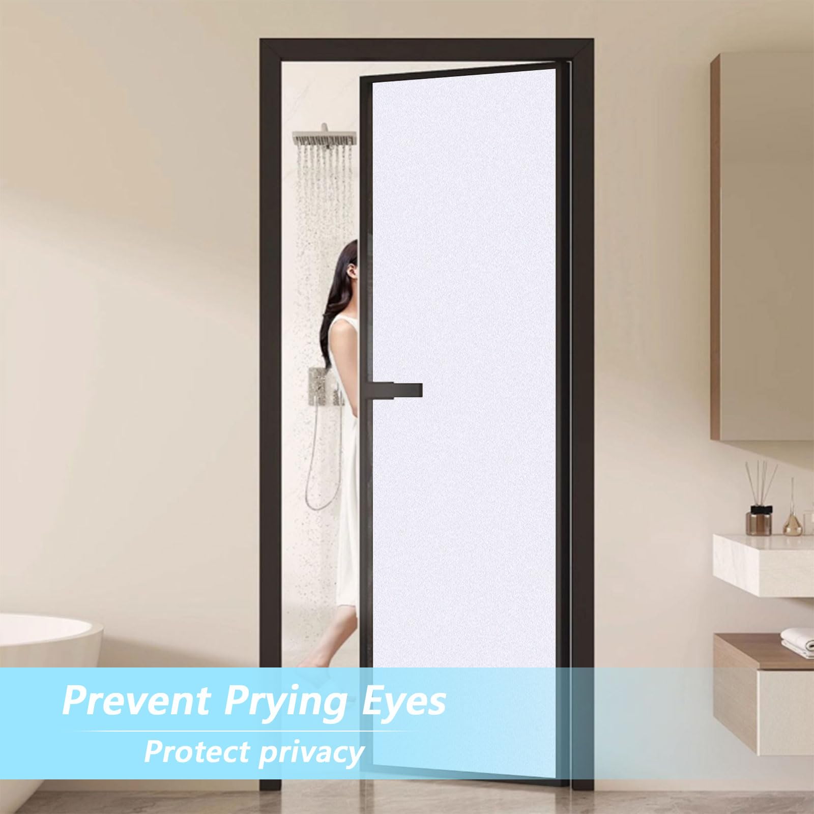 LEMON CLOUD Raamfolie Privacy, folie voor ondoorzichtige glazen ramen