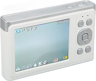 Câmera Digital, Interface de Parafuso de 1/4 pol. Mini Câmera Digital IPS HD Screen AF de 2,88 pol. Foco Automático 16X Zoom LED Luz de Preenchimento Com Bolsa de Armazenamento