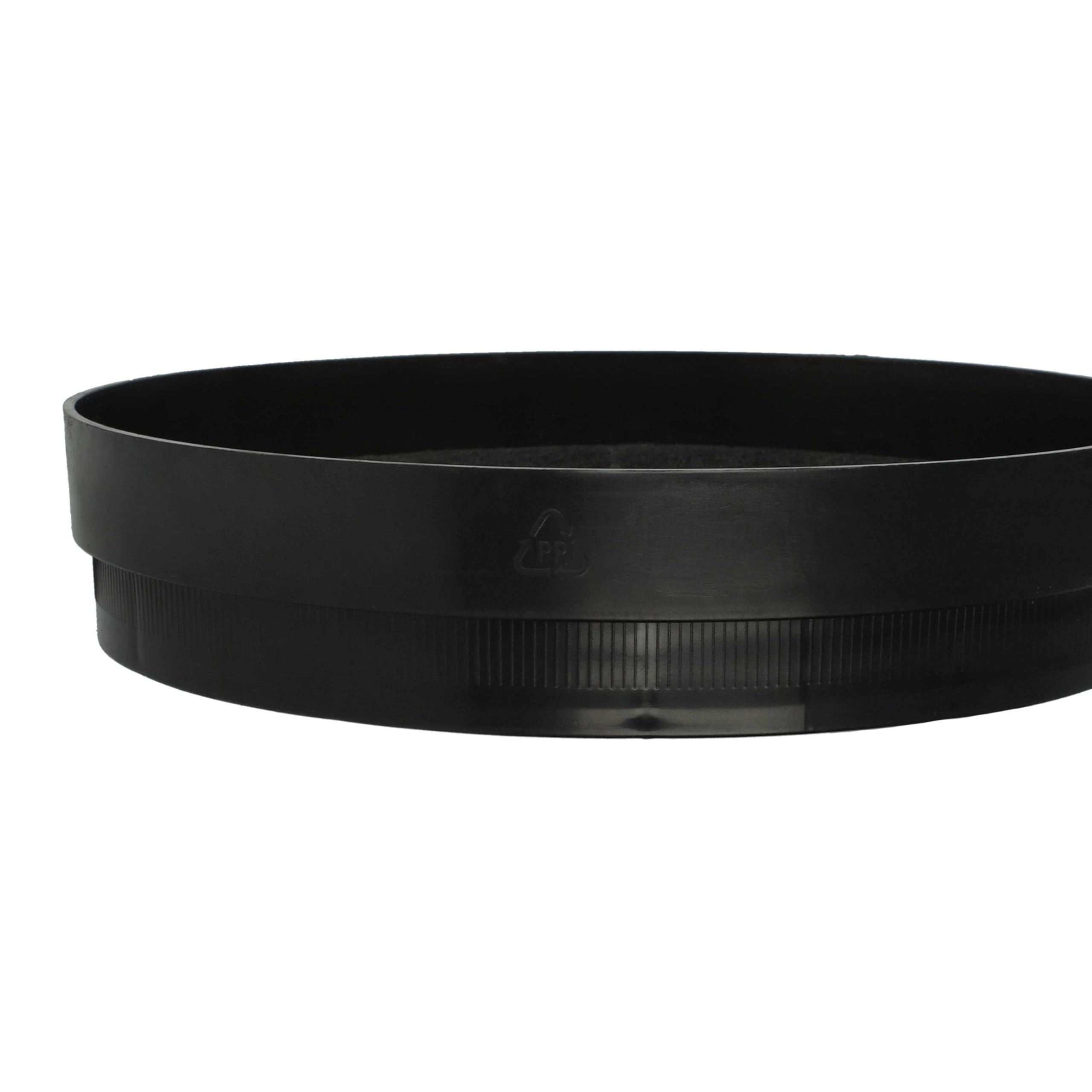 vhbw 4x filtro de carbón activado compatible con Klarstein Skyfall Smart 10035379, 10035378 campanas cocina - 17,5 cm