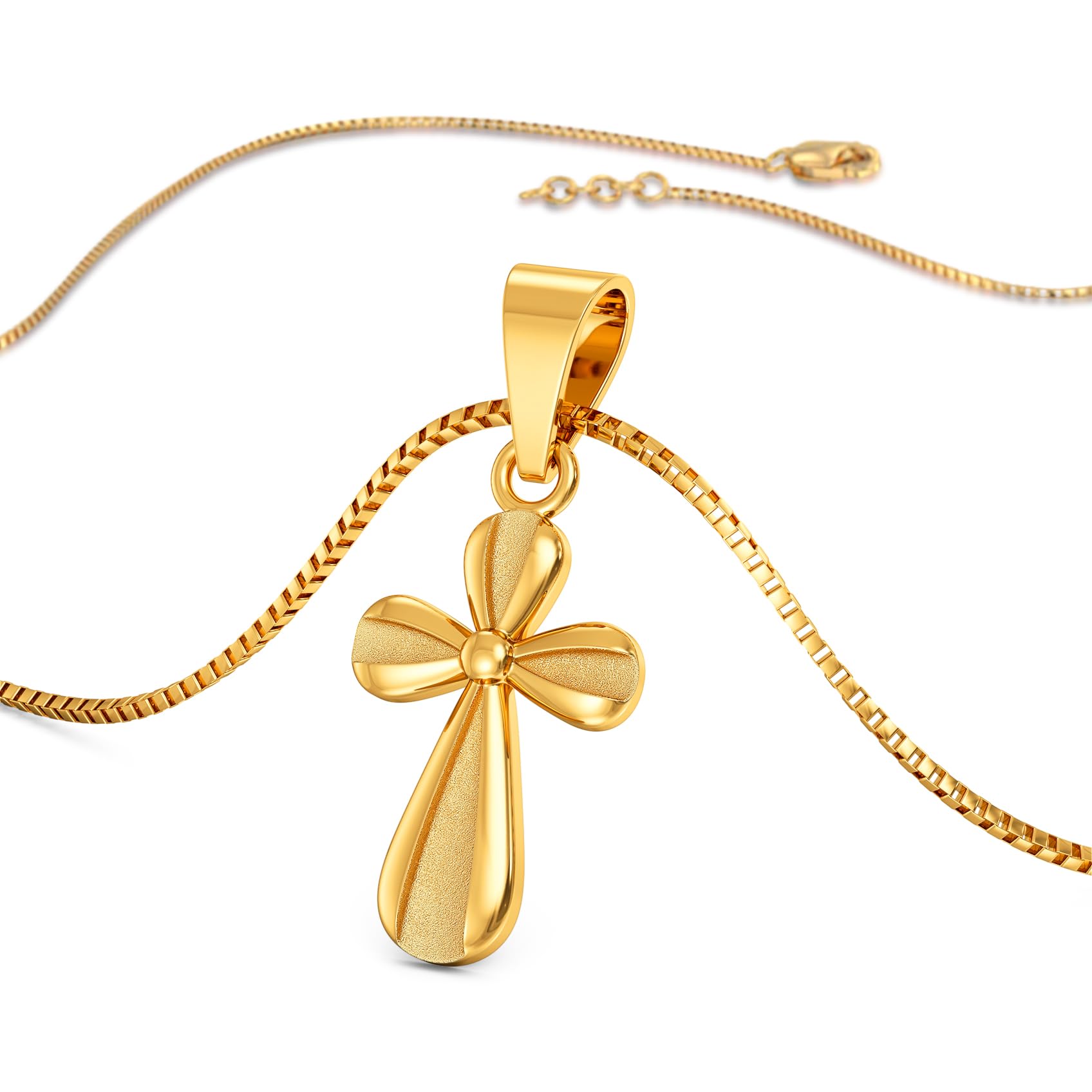 22k Gold Cross Pendant Joyalukkas Joyalukkas22k 916 Purity Holy